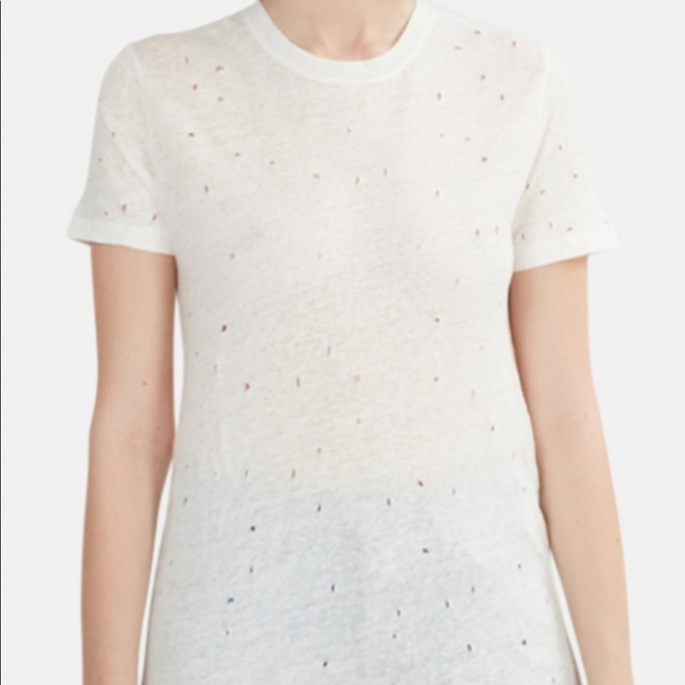 Iro jean white t shirt